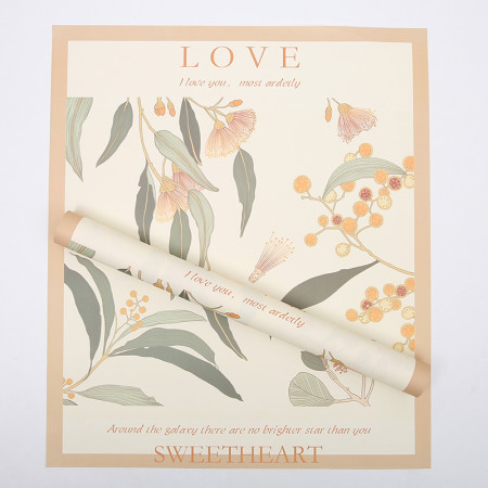Бумага "Love Sweethert" (20 л.) - #064 Бежевый